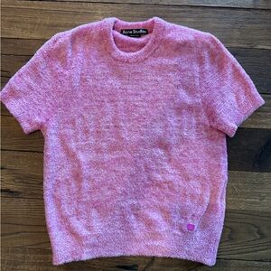Acne Studios Soft Pink Crewneck Sweater